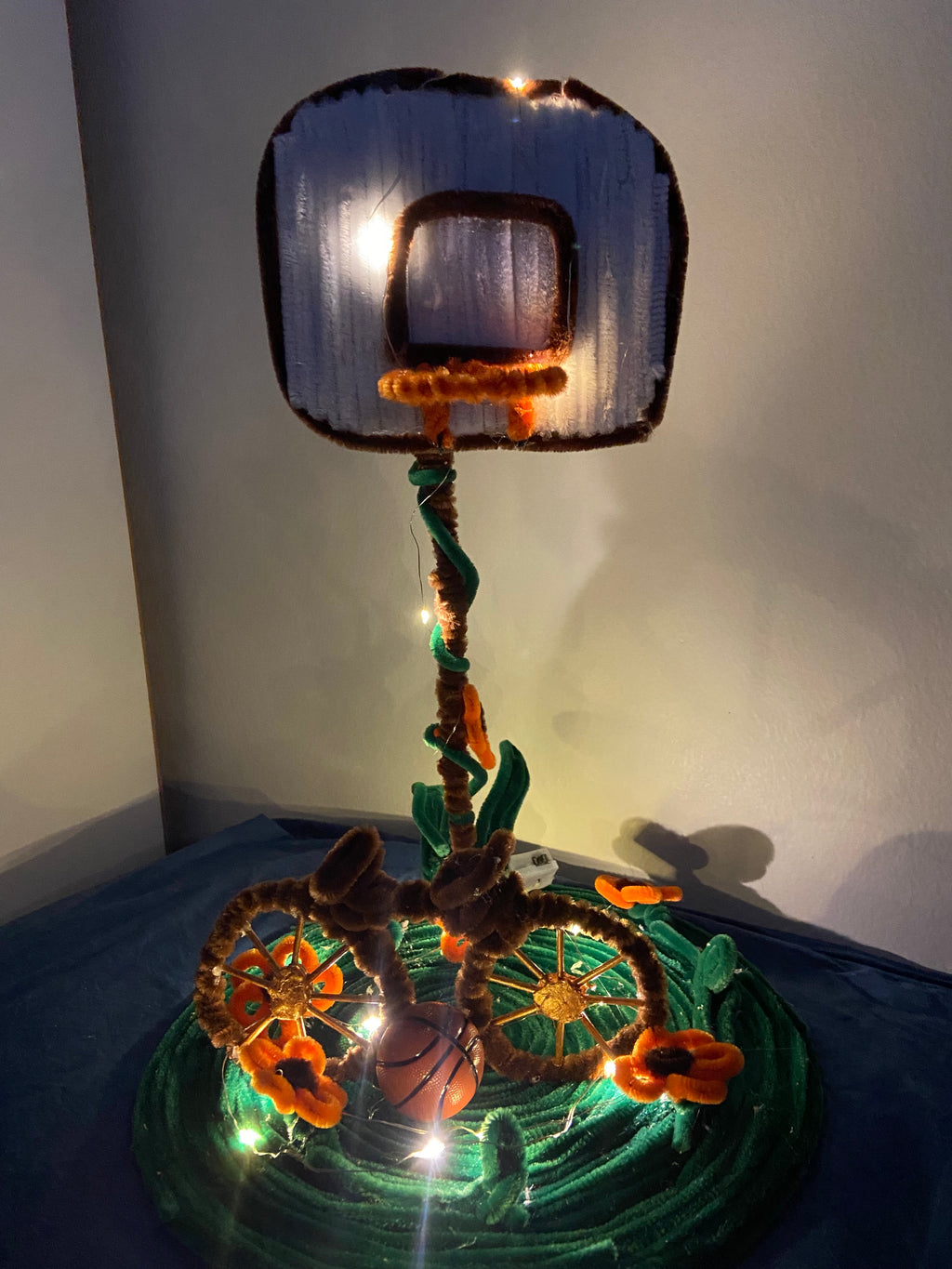 Basketball&Bicycle chenille lamp
