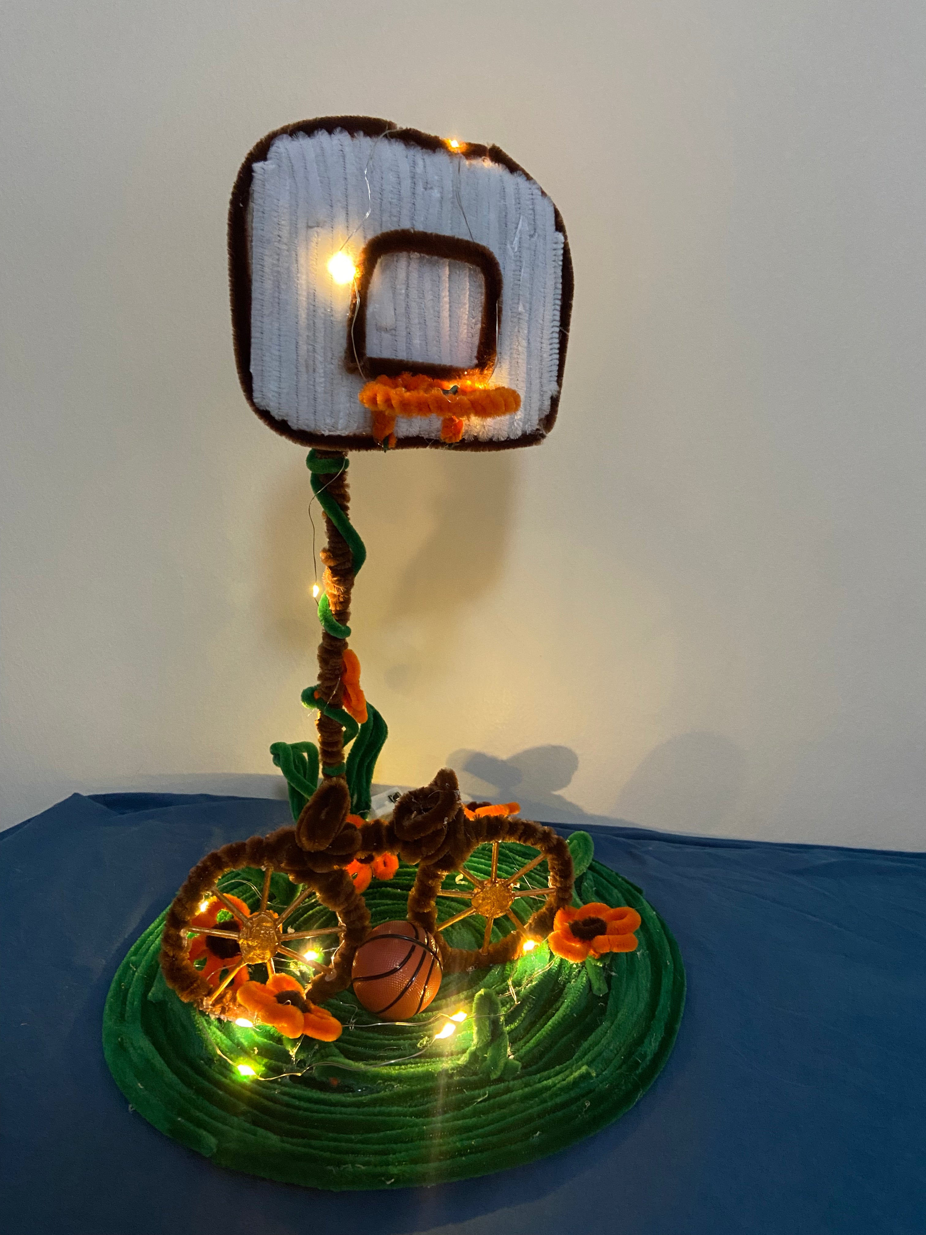 Basketball&Bicycle chenille lamp