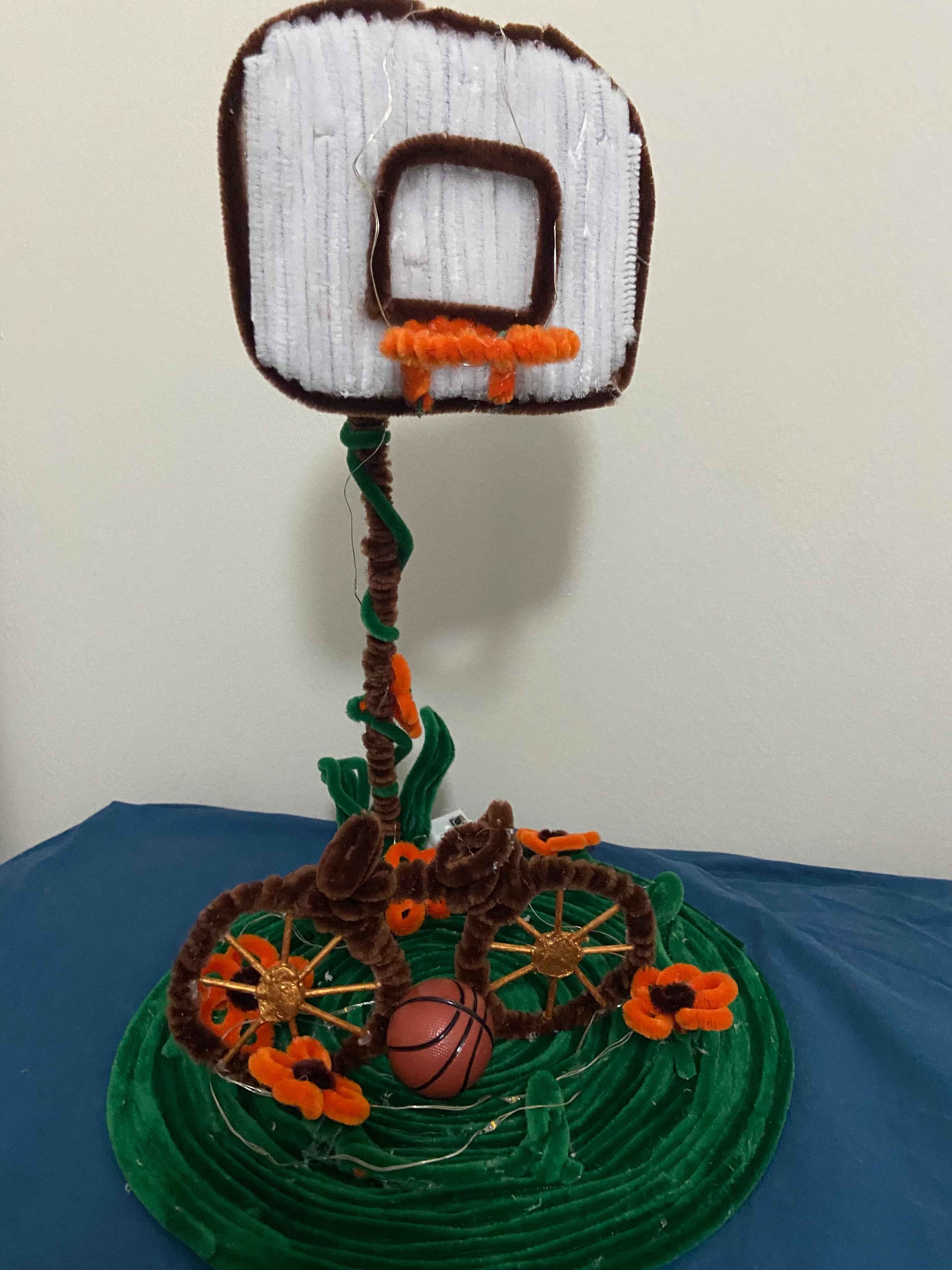 Basketball&Bicycle chenille lamp
