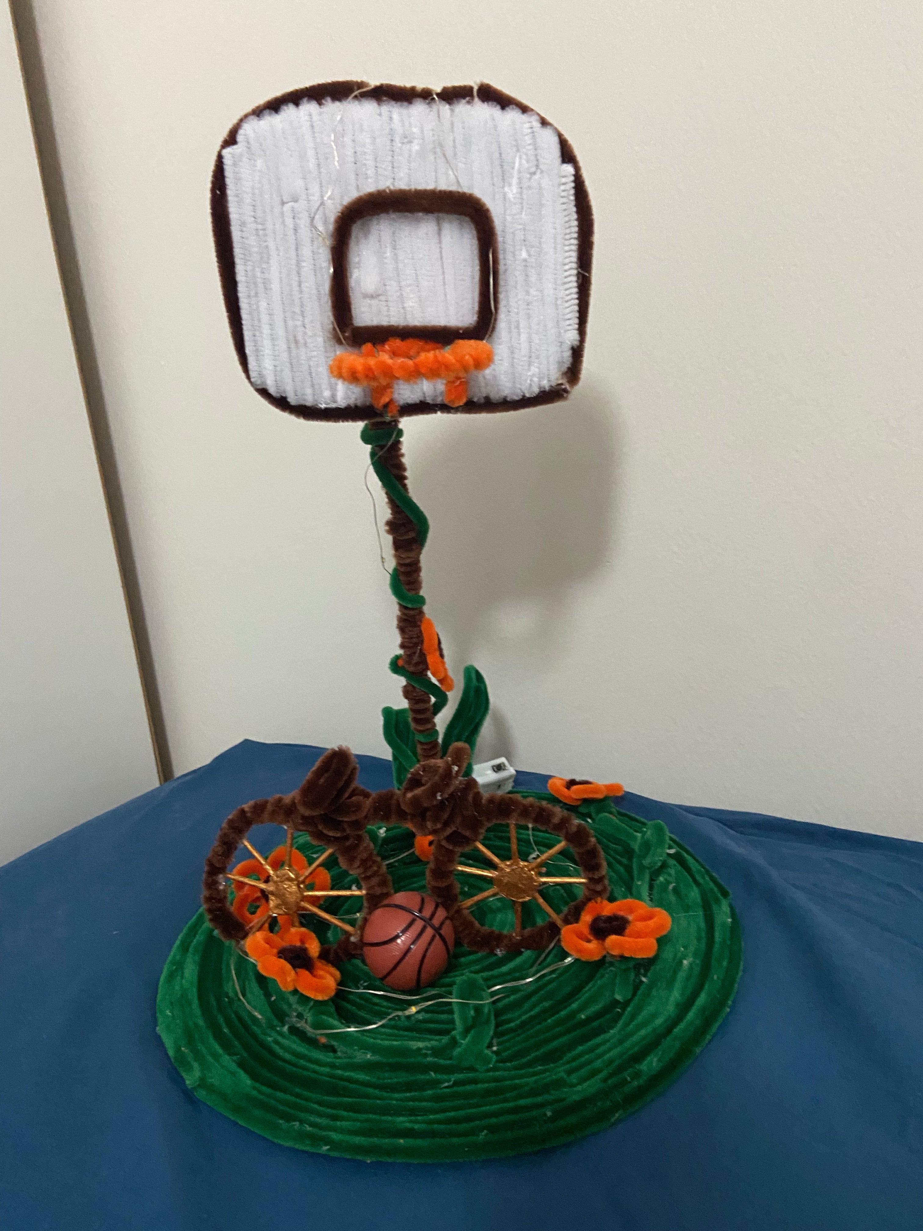 Basketball&Bicycle chenille lamp